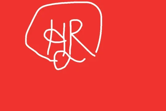A reader’s drawing for Haldiram’s: Just the HR monogram